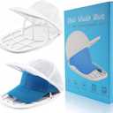 Eiito Hat Washer Cage Hats Cleaner, 4Pcs (2 Cages + 2 Bags) Hat Washer for baseball caps for Washing Machine or Dishwasher, Ball Cap Washers Frame for Flat & Curved Hats, White (With Mesh White 2 Pack)