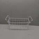 Orgneas 17.5 Inch Freezer Organizer Bins for Chest Freezer Refrigerator Basket Storage Rack Bins Deep Freezer Metal Wire Baskets 1Pcs