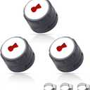 91538 Grill Lighted Control Knobs for Weber Summit 400/600 (2012+), E-470/670, S-460/470/660/670,Outdoor Grill Replacement Parts,Easy Install & Durable (3Pack)