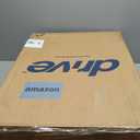 Drive Medical 10257BL-1 4 Wheel Rollator Walker With Seat, Steel Rolling Walker, Height Adjustable, 7.5" Wheels, Removable Back Support, 300 Pound Weight Capacity, Blue