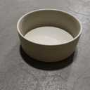 Non-Slip Ceramics Dog Bowl Small and Medium Dog Feeding Bowl Dog Food Bowl Dog Dish Water Bowl Protect Cervical Spine (6in Bowl, Grey)