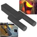 Bonbo 1 Inch Blacksmith Hardy Anvil Tool Hardy Turning Bending Forging Scrolling Twisting Tool Blacksmith Anvil Bending Fork
