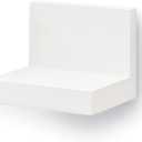 Command Display Ledges, Holds up to 2 lb, Quartz, 2 Ledges with 8 Medium Strips, Damage-Free Hanging Floating Shelf with Adhesive Strips, Personalize Living Room, Bedroom, Kids Room or Office