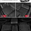 Original 2014-2018 X5 Floor Mats for BMW X5 (F15) All Models - Custom Fit 1st and 2nd Row Floor Mats - All Weather Heavy Duty Non Slip TPE Floor Liners for BMW X5 Accessories 2014-2018