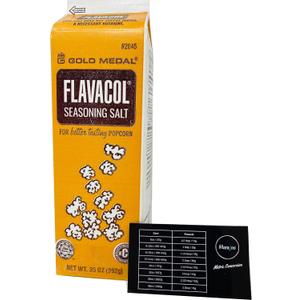Maragos Flavacol Seasoning Popcorn Salt, 35 Ounce, With Metric Conversion Magnet Exp 09/26/2027