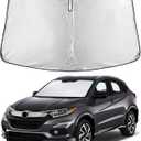 EcoNour Windshield Sunshade Compatible for Honda HRV 2016-2020 2021 2022, Sun Visor for Front Windshield & Window Sun Shade Cover, UV Heat Blocker & Protector, Car Accessories