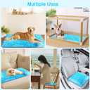 Dog Cooling Mat, Pet Cooling Mat with Non-Toxic Solid Gel, Self-Cooling Pad for Dogs, Waterproof, Durable Cooling Bed for Indoor, Outdoor, Summer. L Size