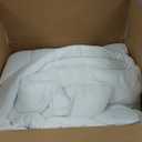 Bedsure Comforter Duvet Insert - Quilted Comforters King Size, All Season Duvet, GentleSoft Down Alternative Bedding Blanket, with 8 Tabs, Gifts for Women/Men, White, King 90 x 102 Inches