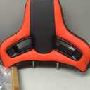 2pc Sport Style Racing Seat Headrest 496 * 386cm Plug-in Detachable Leather High Elasticity Head Rest,Rod Diameter :14mm