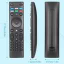 Universal Remote Control XRT140 for VIZIO Smart TV Remote Replacement XRT136 XRT260 XRT270 D/E/M/P/V/PX Series Smart TVs with 6 Shortcut Buttons-No Setup Required