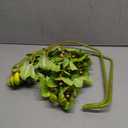 XZJMY 28.4" Artificial Phalaenopsis Flowers, Latex Phalaenopsis Branches,3D Faux Cymbidium Flowers 10 Large Petals Orchids for Home Decor (2, Green)