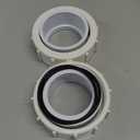 2 Half Union Adapter for Pentair Replaces PKG188 Mastertemp 400, 200, 250 and All Max-E-Therm Heaters - PLDE Filter - Pumps and More - Set of 2