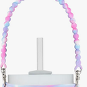 2 pcs Silicone Handles For Water Bottle, (Pink Spree and Black Rainbow)