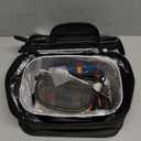 TRAVELISIMO Electric Lunch Box for Adults 80W Heated Lunch Box For Men 1.5L Stainless Steel Portable Food Warmer, 12/24/110V Electric Food Warmers for Travel & Work, Loncheras Para Hombres de Trabajo (Black)