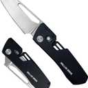 EDC Aluminium Alloy Folding Utility Knife with 2.56" Box Cutter Pocket Knife with Clip