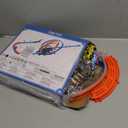 Toy Car Race Track Set for Boys Kids Age 3-5 4-7, Race Tracks with 4 High-Speed Pull Back Race Cars and Crash Zones, Christmas Halloween Birthdays Gifts Toys for Boys Kids 4-6 8-12 Years Old