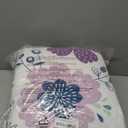 Amazon Basics 5-Piece Soft, Easy-Wash Microfiber Kid's Bed-in-a-Bag Bedding Set with Sheet and Comforter, Twin, Bluish Flowers