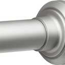 ENJOYBASICS Shower Curtain Rod 30 to 76 Inches, 1 Inch Stainless Steel Adjustable Spring Tension Rods No Drill for Bathroom, Closet, Window, Room Divider, Never Rust, Non Slip, Nickel