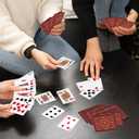 Playing Cards 6 Pack, Decks of Cards, Poker Size Standard Index Deck in 6 Unique Colors, Playing Cards Bulk for Family Game Night, Blackjack, Pinochle, Canasta, Party Supplies Travel Card Games