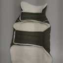 Malier Dog Winter Coat, Windproof Dog Cold Weather Coats with Real Pocket, Winter Extra Warm Pet Coat Fleece Jacket Reflective Clothes for Small Medium Large Dogs and Puppy (Green, XX-Large)