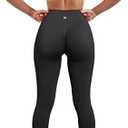 SUUKSESS Women Seamless Workout Sets Strappy Sports Bra High Waist Booty Leggings Outfits, Small