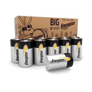 Energizer Alkaline Power C Batteries (12 Pack), Long-Lasting Alkaline C Cell Batteries