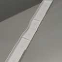 AWOKE Stove Top Shelf 30 Inch - Silicone Material Magnetic Shelf for The Stove - 3 Functional Partitions Kitchen Spice Rack Organizer - White (30" Standard Size)