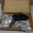 12PCS Chain Link Fence Hooks, Fence Hooks for Hanging Pool Poles,Nets,Brushes,Skimmers,Vacuum Hoses,Leaf Rakes etc, Hooks for Chain Link Fence, Chain Link Fence Hangers, Black