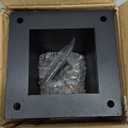 4x4 Deck Post Base, Inner Size 3.6 x 3.6 Inch Wood Fence Bracket Metal Anchor Base Heavy Duty Powder-Coated Thick Steel Outdoor