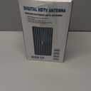 2025 TV Antenna Indoor/Outdoor, Digital Antenna for Smart TV, 1000+ Miles Range, Digital HD Antenna with Signal Amplifier Supports 8K 4K 1080p Local Channels, Includes 33ft Coax Cable (Black's-Dark)