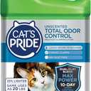 Cat's Pride Max Power: Total Odor Control - Up to 10 Days of Powerful Odor Control - Strong Clumping - Hypoallergenic - 99% Dust Free - Multi-Cat Litter, Unscented, 15 Pounds