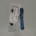 Reflective Nylon Padded Dog Collar Adjustable Soft Pet Collars with Quick Release Buckle for  Dogs (Blue, 10-15 inch)