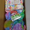 JOYIN 30 Packs Valentines Day Gifts for Kids, Heart Pop Bubble Keychain with Valentines Day Cards for Kid School Classroom Exchange Prize, Stress Relief Fidget Toy for Girl Boy Valentine Party Favor