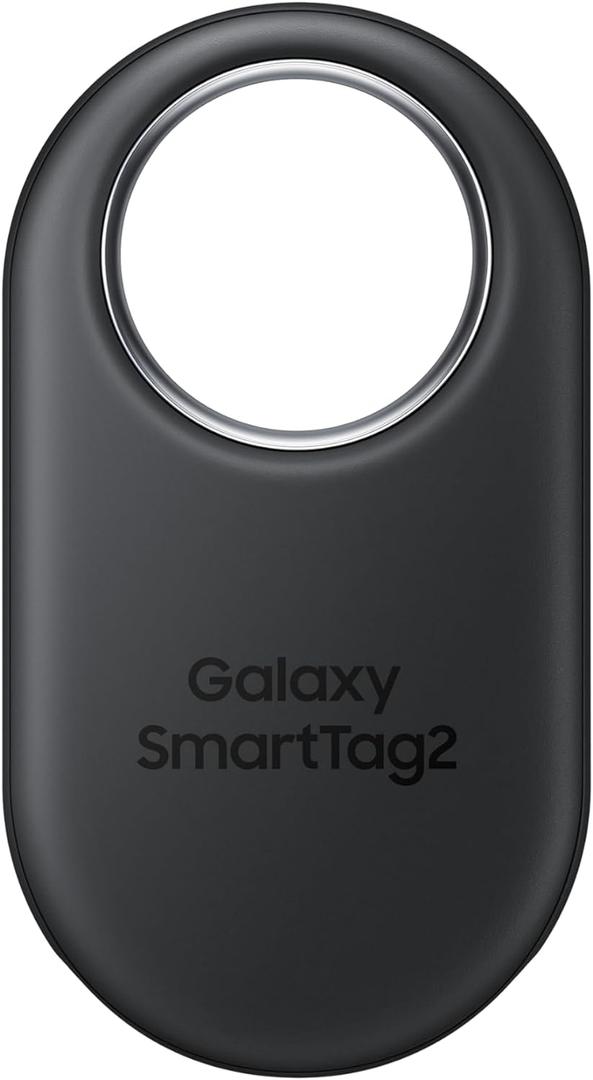 Samsung SmartTag2 (2023) Bluetooth + UWB, IP67 Water and Dust Resistant, Findable via App, 1.5 Year Battery Life - Black (International Version) (No Size)