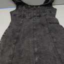 Denim Dress for Women Sexy Sleeveless Jean Dresses Side Slit Slim Womens Denim Frock Vintage Summer Gown for Women 2025 (Medium, Black)