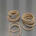 20 Pcs Wooden Rings for Craft, 4inch/100mm Unfinished Wood Rings, Wooden Rings for Macrame Craft, Pendant Connectors, DIY Craft Supplies