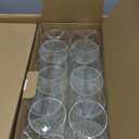 Lillian Tablesettings 96 Pack Stemmed Plastic Wine Glasses, 8 oz Elegant Crystal-Clear Disposable Wine Glasses, Shatterproof Premium Hard Plastic Cups for Weddings, Parties & Special Events, 96 Count