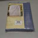 Today's Curtain, Silhouette Stripe Sheer Scarf 216", Blue, 52" W x 216" L