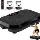 SoftGym Vibration Plate Exercise Machine for Lymphatic Drainage & Fitness
Quiet Heavy Duty 450lbs Capacity Platform, 120 Speeds Shake Machine with Resistance Bands for Home Muscle Activation