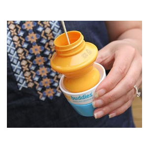 Duo GB Solar Buddies Refillable Roll On Sponge Applicator For Kids, Adults, Families, Travel Size Holds 100ml Travel Friendly for Sunscreen, Suncream and Lotions Pack of 1