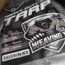 WEAVING YY Tarps Heavy Duty Waterproof 20'x40', 12 Mil Thick-Silver/Black