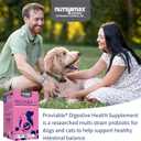 Nutramax Proviable Probiotics for Dogs and Cats, Daily Digestive Health Supplement with Multiple Strains of Bacteria, Cat and Dog Probiotics Plus Prebiotics, 80 Capsules