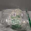 Short Curtains for Small Window 1 Panel,1 x 52W x 18H,Light Gray Bistro Curtains,Embroideried Stripes Pattern with Tassels Short Curtain with Rod Pocket