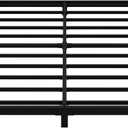5 Inch Low Queen Bed Frame Heavy Duty Metal Platform, No Box Spring Needed, Easy Assembly Mattress Foundation, No Noise, Black