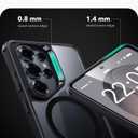 ESR for Samsung Galaxy S26 Ultra Phone Case, Compatible with MagSafe, Military-Grade Protection, Shockproof Magnetic Case for Samsung Galaxy S26 Ultra, Classic Hybrid Series, Clear Black