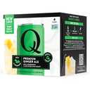 Q Mixers Premium Ginger Ale, Premium Cocktail Mixer Made with Real Ingredients, 7.5 Fl oz, 2 Pack, BB 11/2025