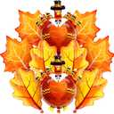KatchOn, Maple Leaves & Turkey Balloons - Large, Pack of 10 | Maple Leaf and Turkey Mylar Balloons for Thanksgiving Decorations, Friendsgiving Party Decorations | Thanksgiving Balloon for Turkey Decor (Yellow and Orange)