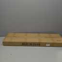 Clothes Rack 36in, Wall Mounted Garment Rack with Real Wood Shelf, Heavy Duty Hanging Clothes Rack, Multi-Purpose Hanging Rod, Space-Saving Closet Storage (Brown)