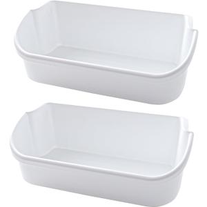 2 Pack 240356401 Refrigerator Door Bin Shelf By Seentech - Replacement Shelf Part Compatible with Frigi-daire Kenmore Refrigerator, Replaces AP2116036, 891213, 240356401, 240356405, 240356406