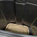 Amazon Basics LARGE Trash Can, 13.2 Gallon (50L), Smudge Resistant Rectangular Bin with Soft-Close Lid, Step Foot Pedal, Removable Inner Bucket, Brushed Stainless Steel, Satin Nickel Finish